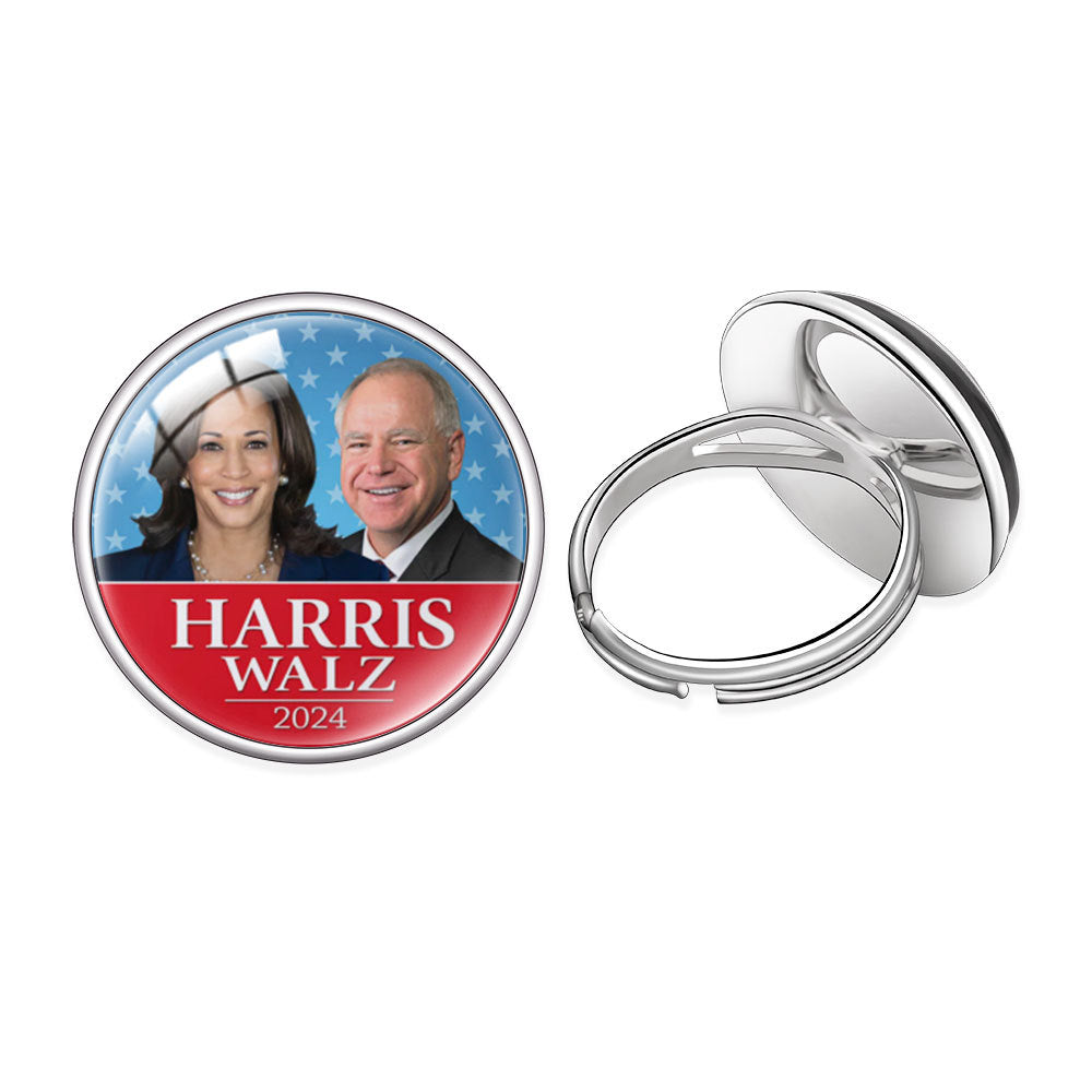 Harris Ring 2024 U.S. Presidential Election Campaign Ring for Harris