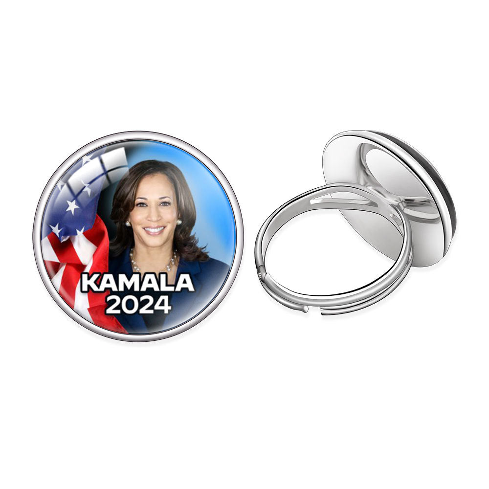 Harris Ring 2024 U.S. Presidential Election Campaign Ring for Harris