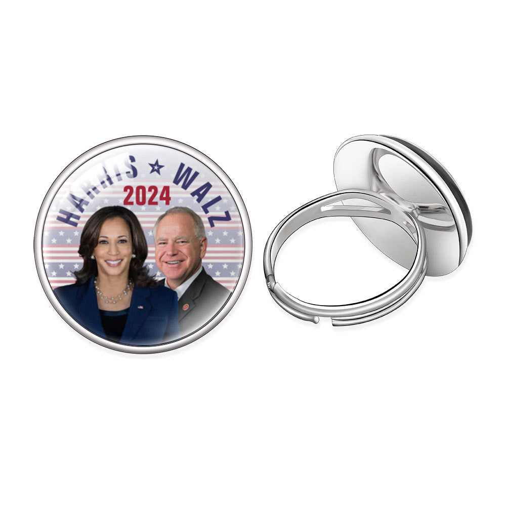 Harris Ring 2024 U.S. Presidential Election Campaign Ring for Harris