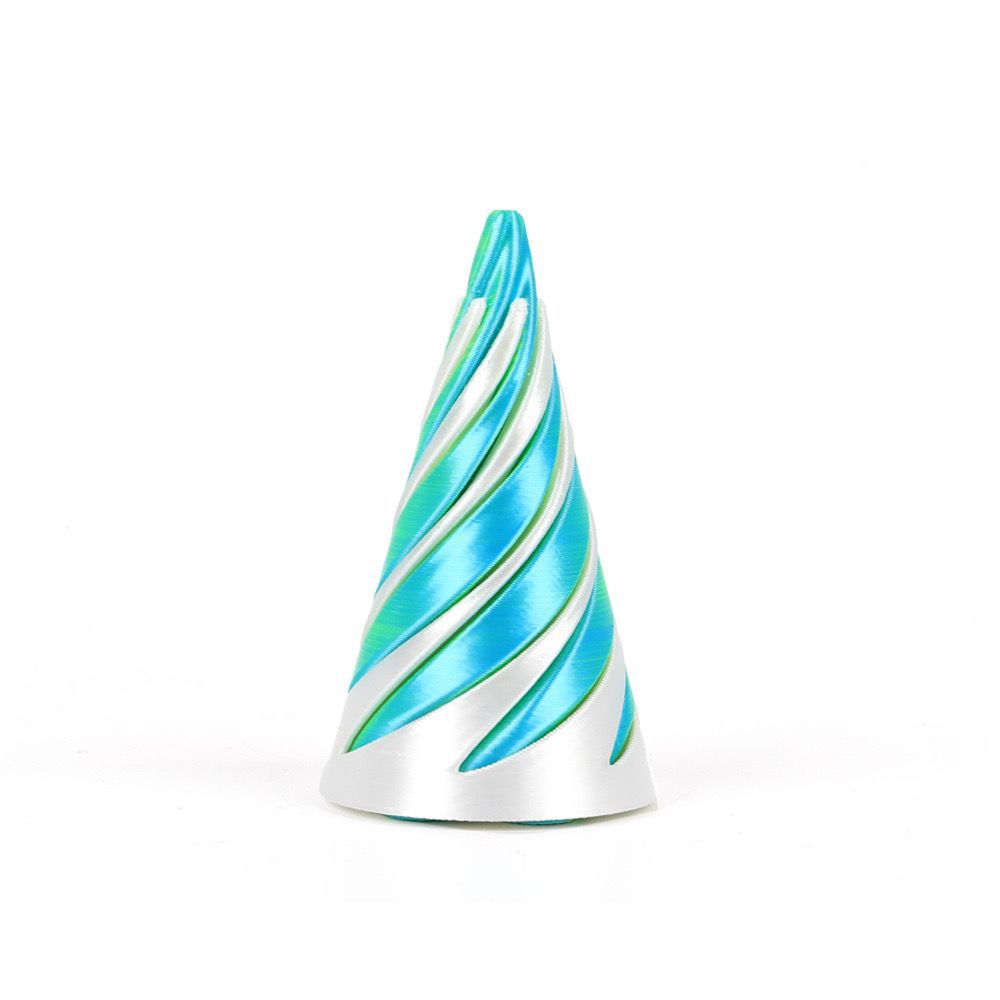 3D printing creative spiral cone push and push stress relief toy