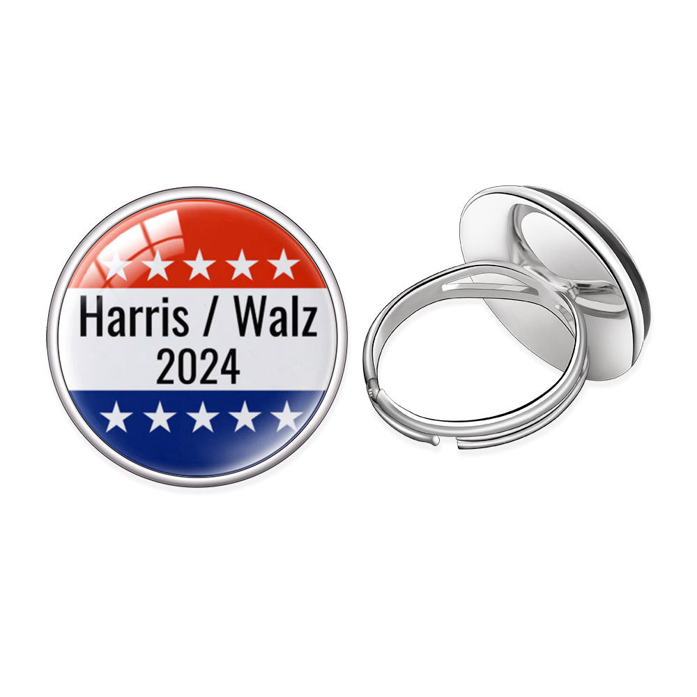 Harris Ring 2024 U.S. Presidential Election Campaign Ring for Harris