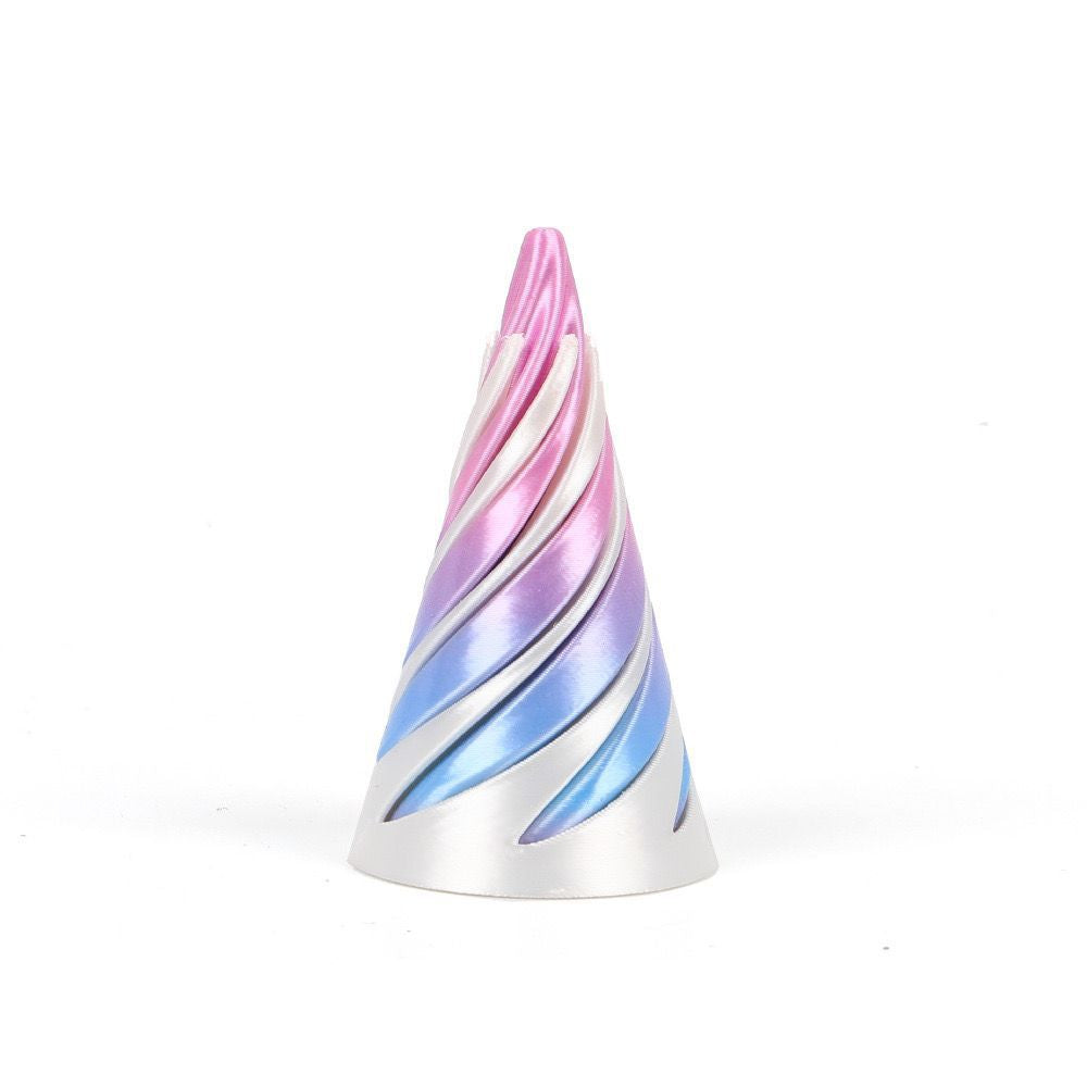 3D printing creative spiral cone push and push stress relief toy