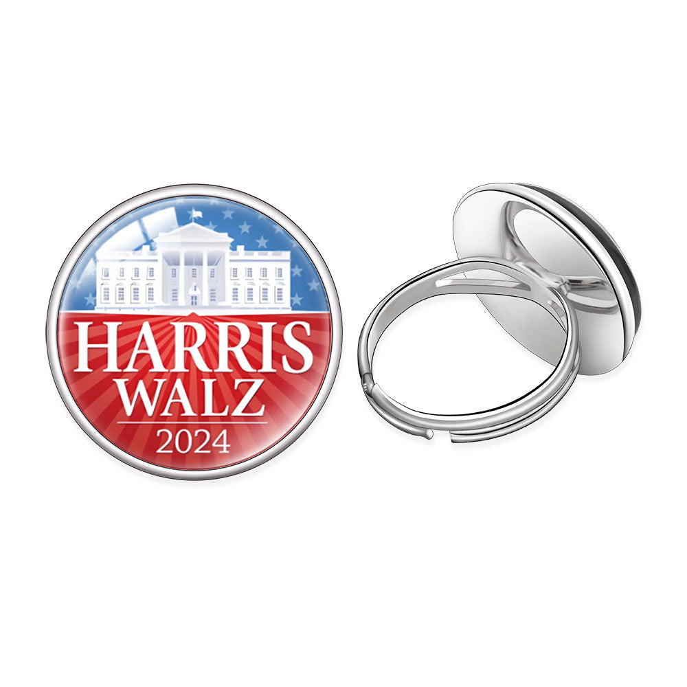 Harris Ring 2024 U.S. Presidential Election Campaign Ring for Harris