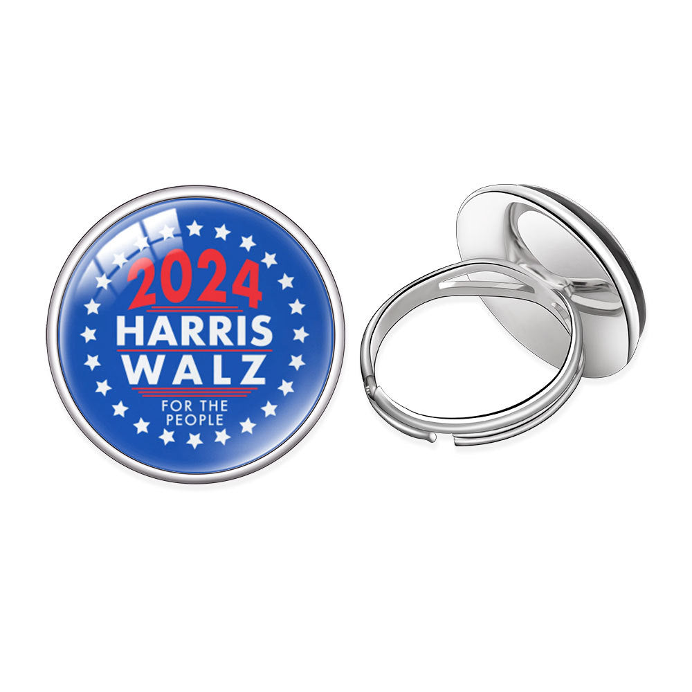 Harris Ring 2024 U.S. Presidential Election Campaign Ring for Harris