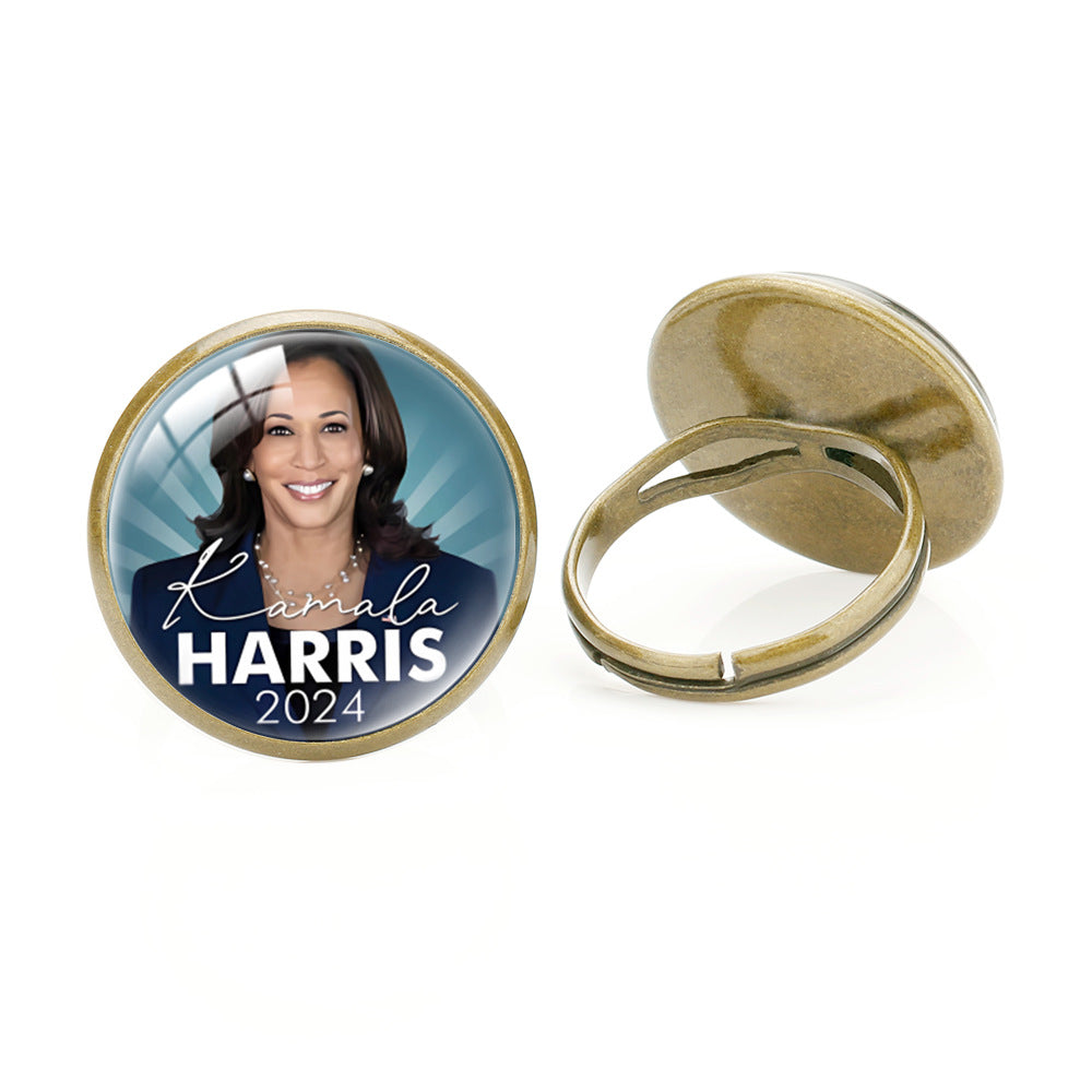 Harris Ring 2024 U.S. Presidential Election Campaign Ring for Harris