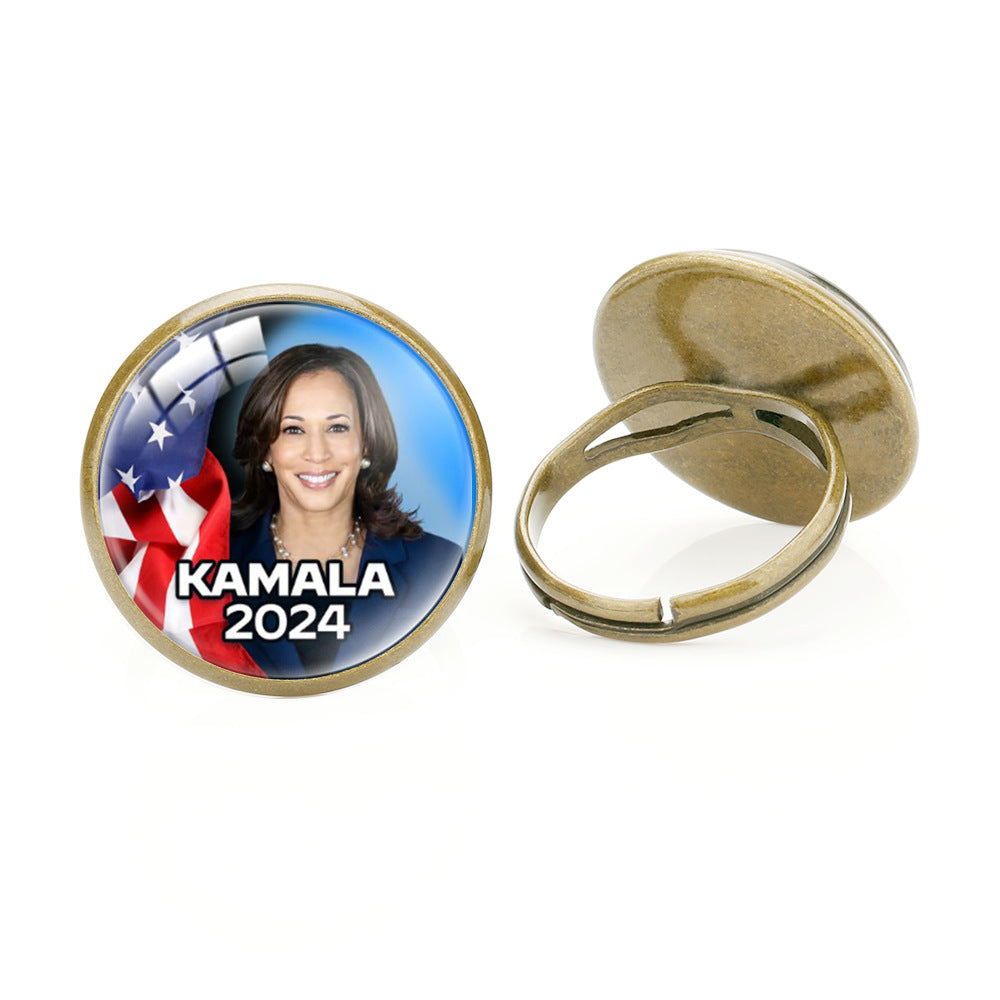 Harris Ring 2024 U.S. Presidential Election Campaign Ring for Harris