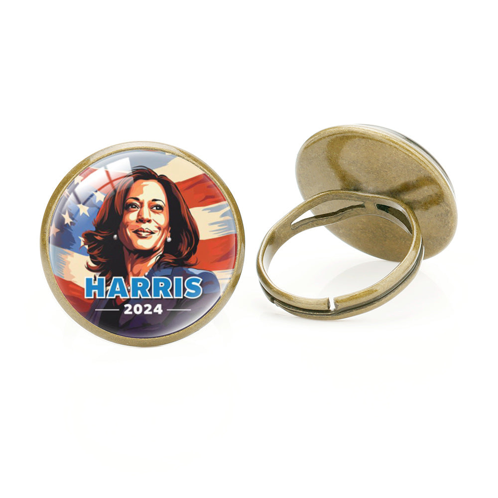 Harris Ring 2024 U.S. Presidential Election Campaign Ring for Harris