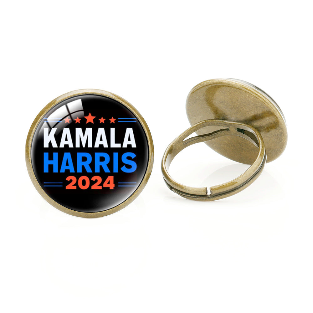 Harris Ring 2024 U.S. Presidential Election Campaign Ring for Harris