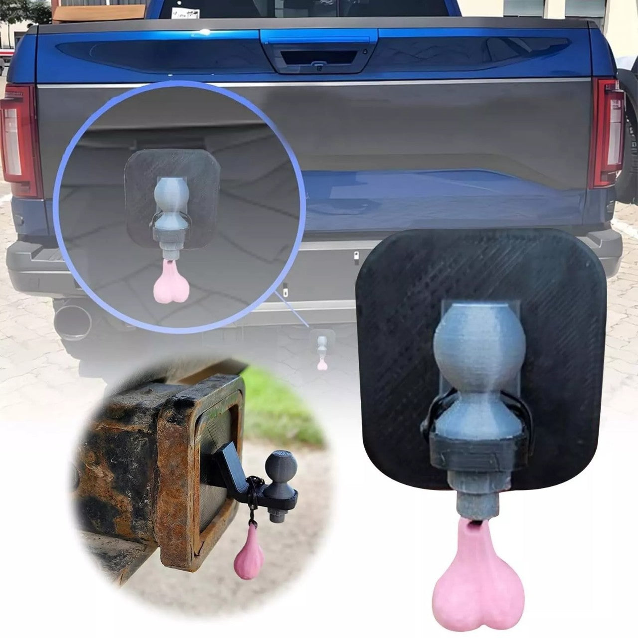 Funny 3D Micro Trailer Hitch Cover