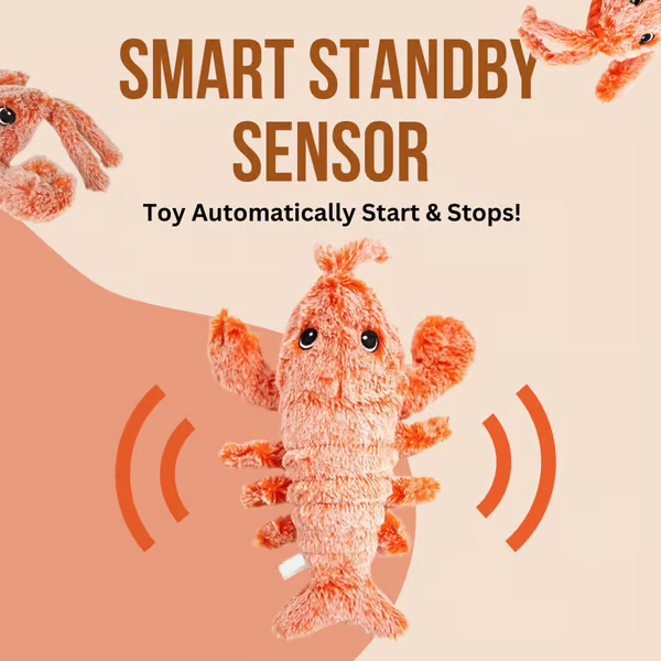 Floppy Lobster Interactive Dog And Cat Toy