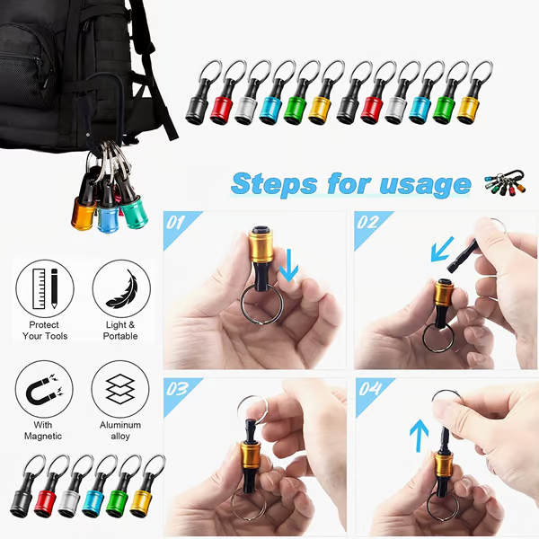 49% OFF - Portable drill bit holder