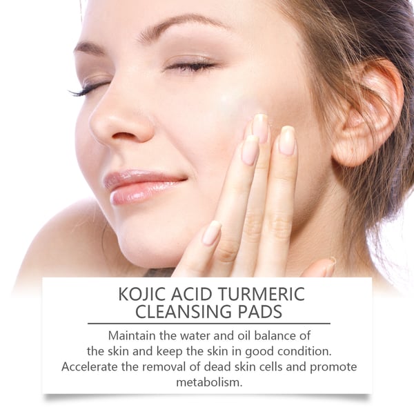 💥 Turmeric Kojic Acid Cleansing Pads