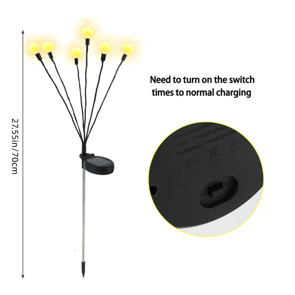 🔥IP65 Waterproof Solar Powered Firefly Light