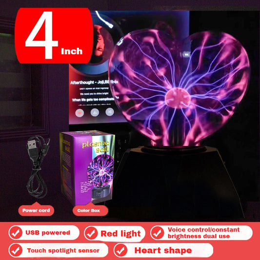 Plasma Ball-Love shape  Heart Plasma Magic Night Light