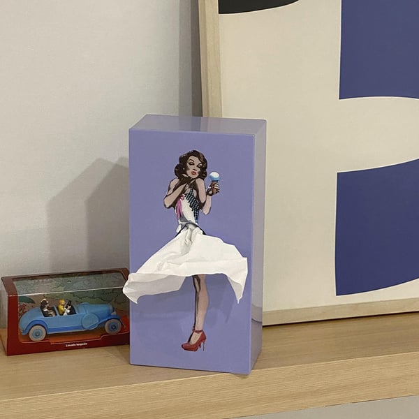 🎁 Flying Skirt Tissue Box