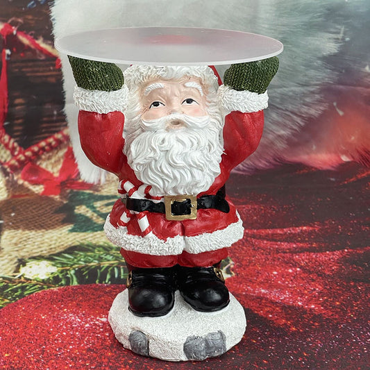 🎅🎅🎅Santa Claus  Tray Shape Crafts Christmas Resin Decoration