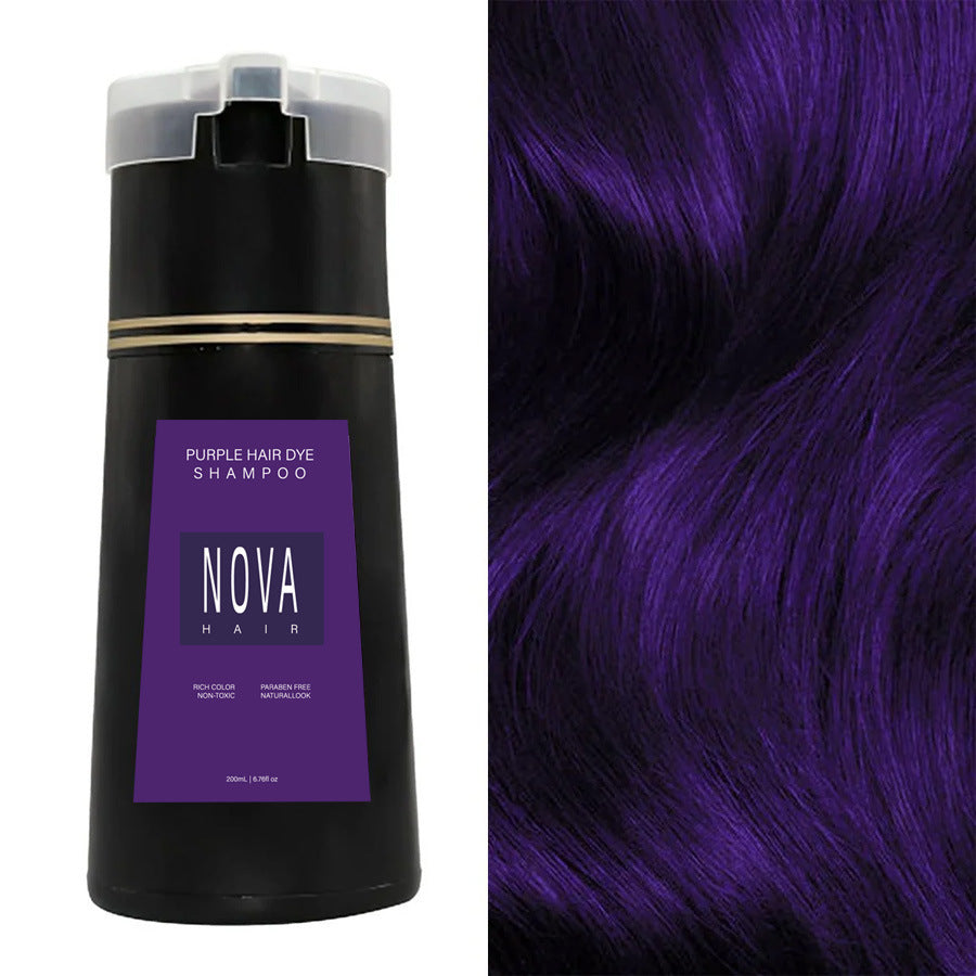 🔥Nova Hair Dye Shampoo Non-irritating Hair Colour Cream for Scalp 200ml