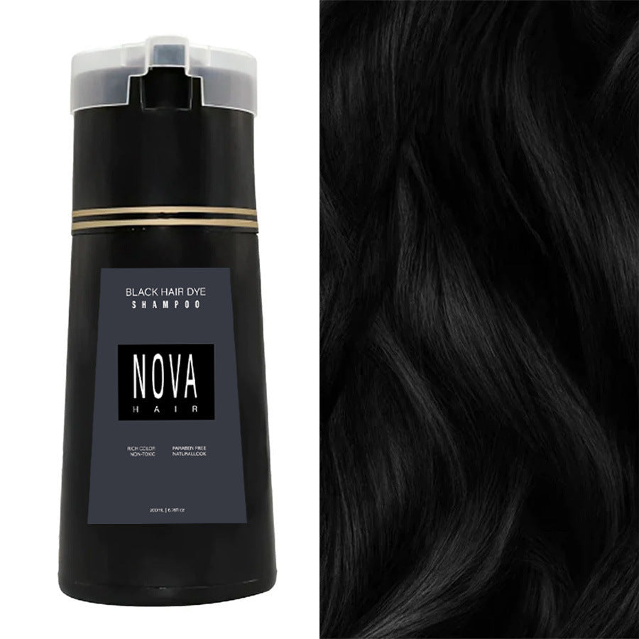 🔥Nova Hair Dye Shampoo Non-irritating Hair Colour Cream for Scalp 200ml