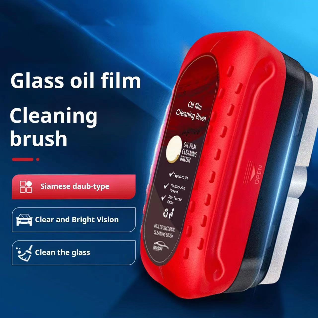 Auto Glass Oil Film Removal Brush  Glass Cleaning