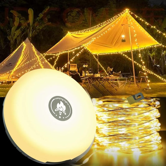 🔥Outdoor lighting camping lantern roll atmosphere light