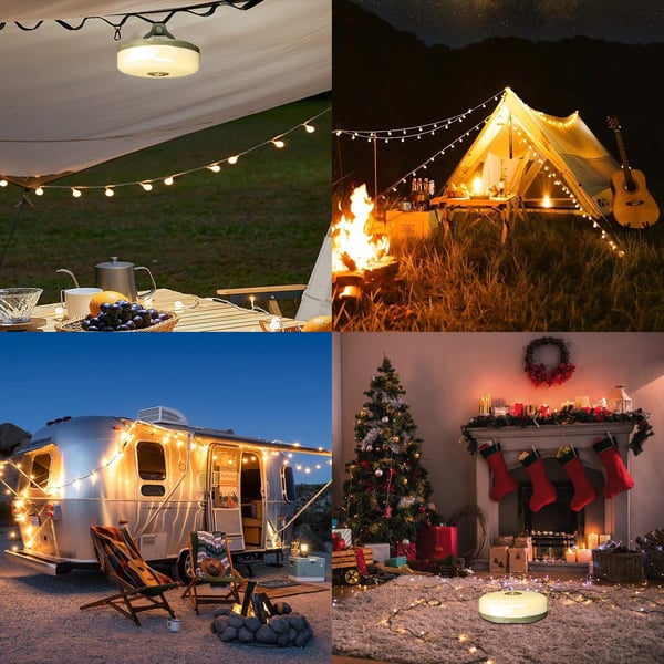 🔥Outdoor lighting camping lantern roll atmosphere light