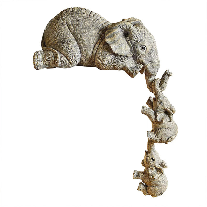 Elephant Ornament Home Decoration Animal Crafts Resin Ornament