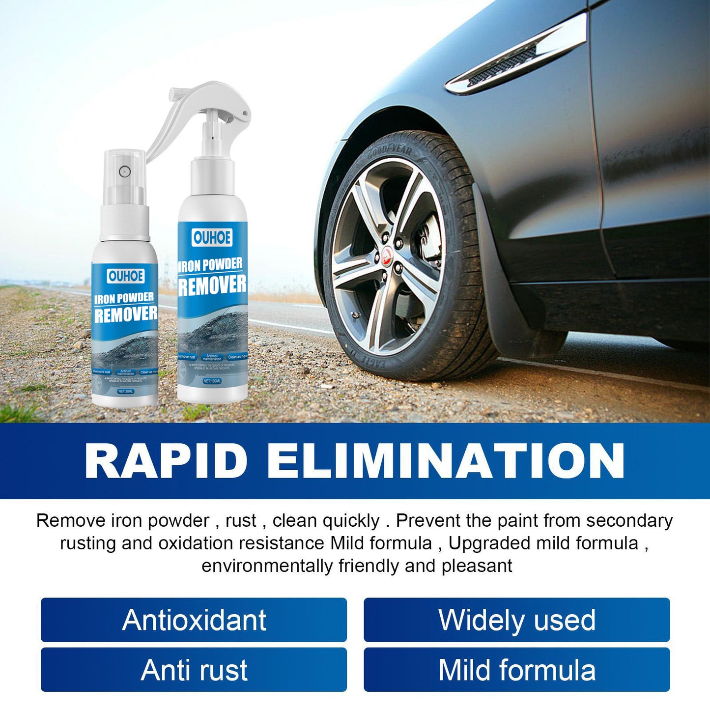 🎯HOT SALE Buy 2 Get 1 Free✅ Multi Purpose Rust Remover Spray