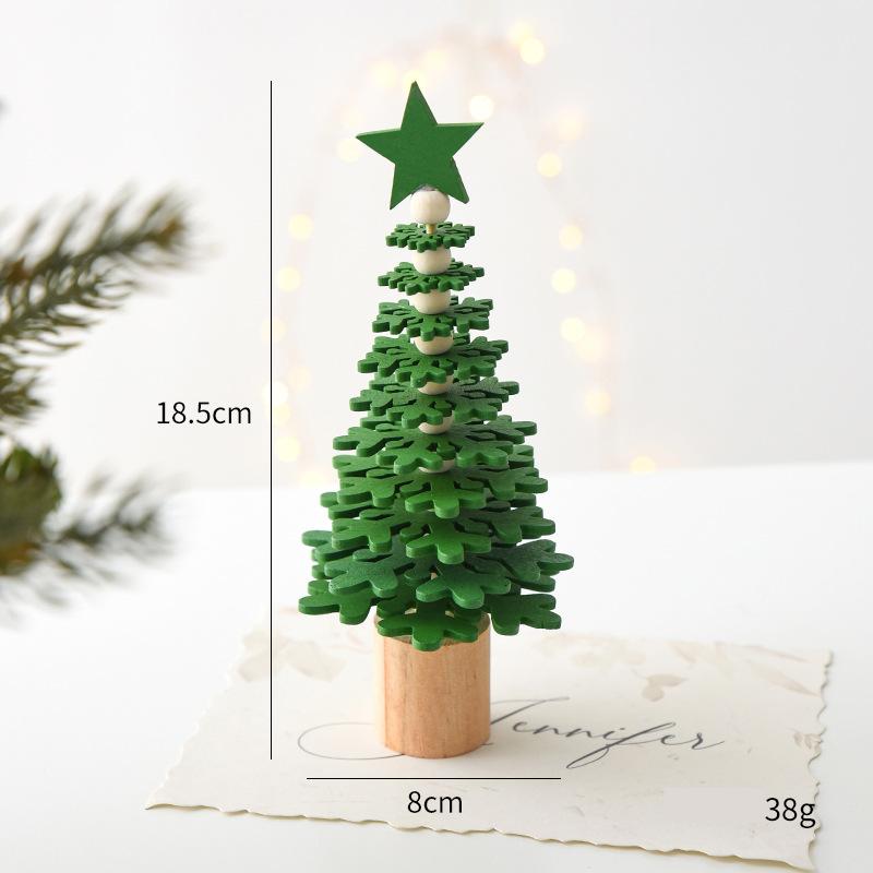 Christmas Tree Mini Desktop Decoration Christmas Scene Setting Decoration