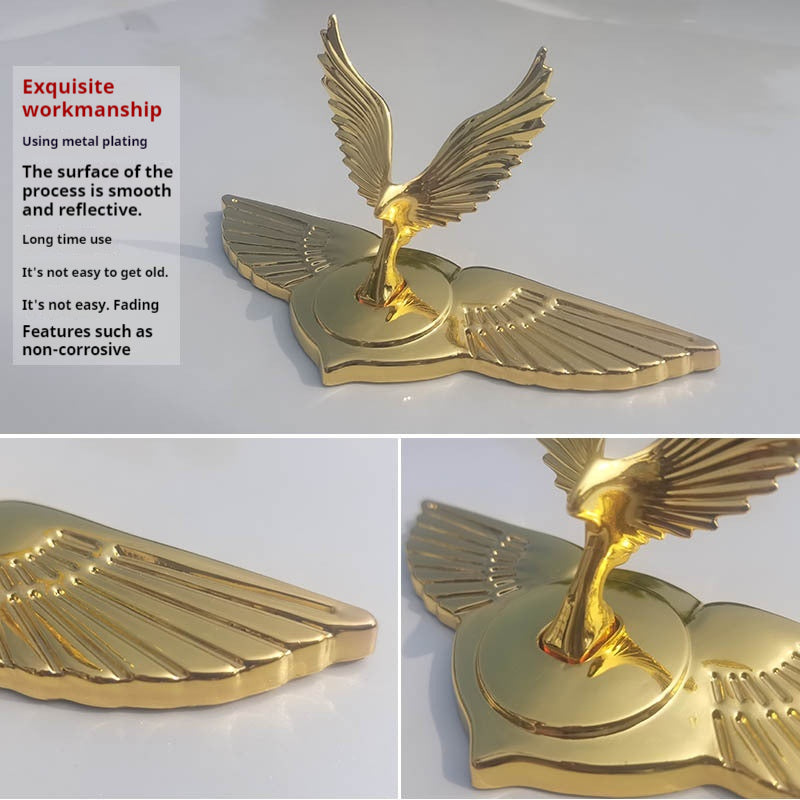 3D metal eagle wings personalized car head hood stickers