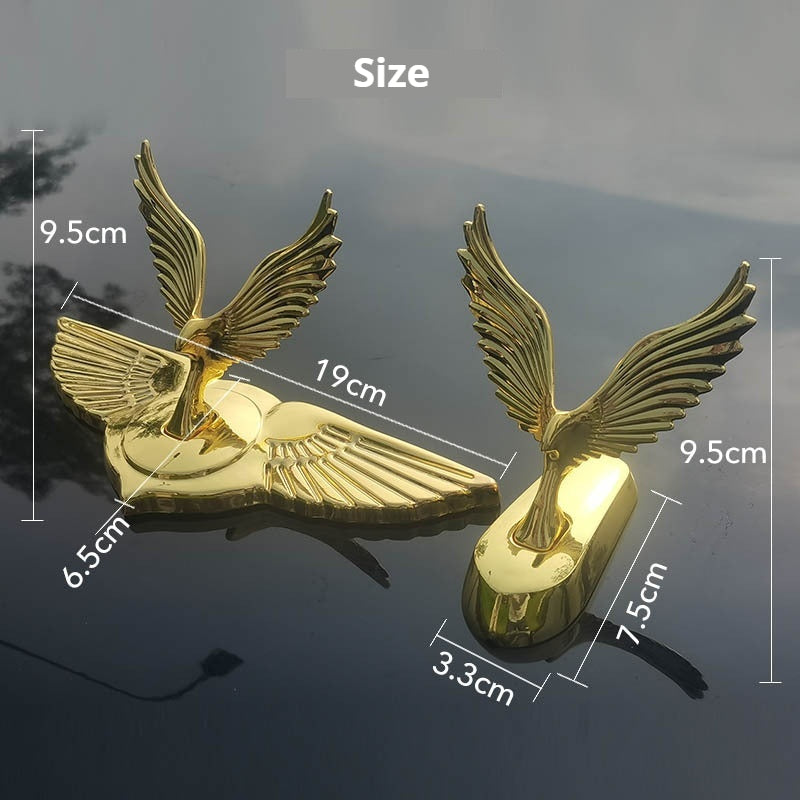 3D metal eagle wings personalized car head hood stickers