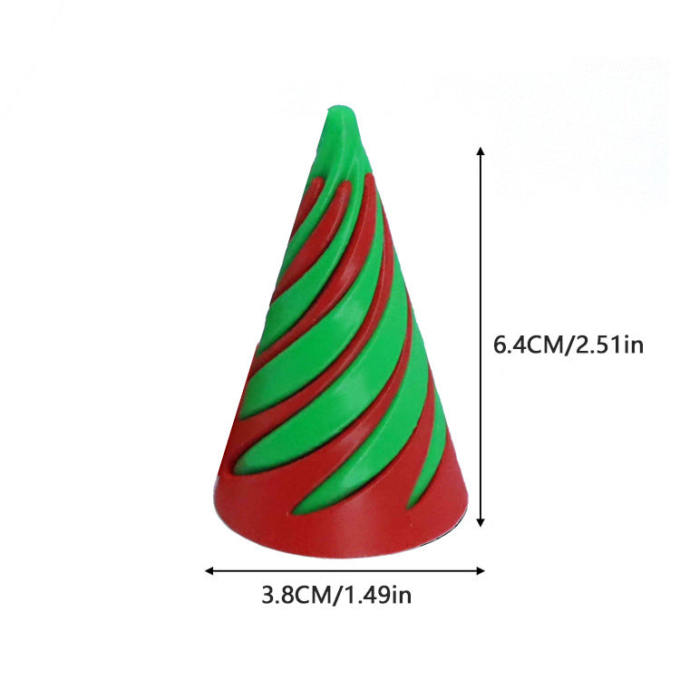 3D printing creative spiral cone push and push stress relief toy