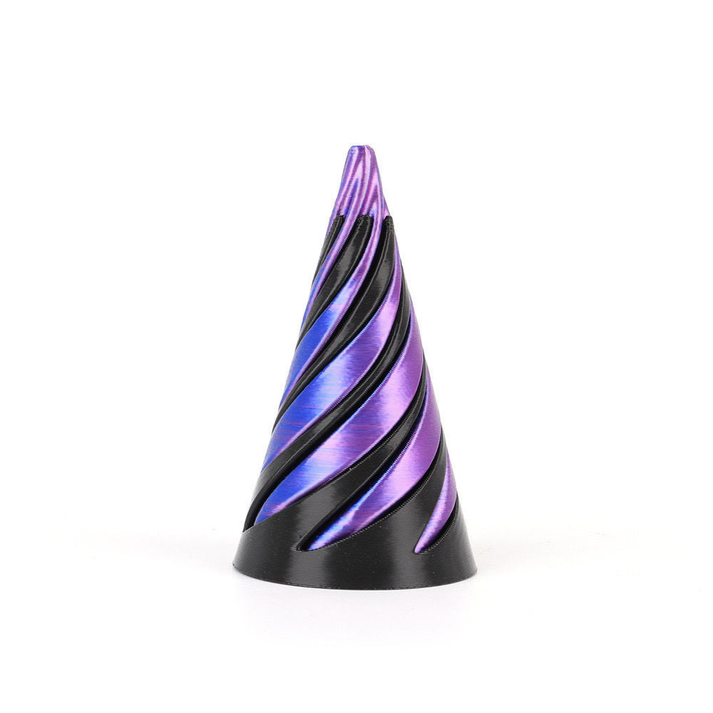 3D printing creative spiral cone push and push stress relief toy